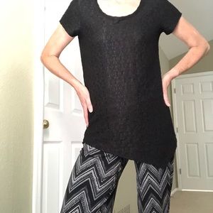 Simply Vera Vera Wang Black Lace Top